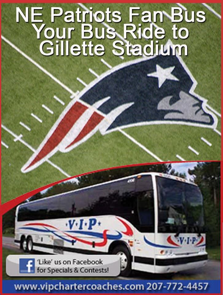 New England Patriots vs. Atlanta Falcons - VIP Tour & Charter Bus