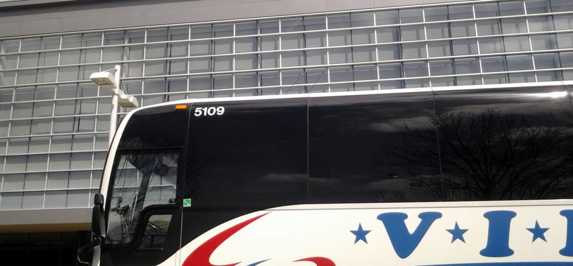 VIP Patriots Fan Bus at Gillette Stadium