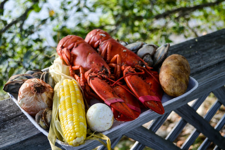 Cabbage Island Downeast Clambake Boothbay ME